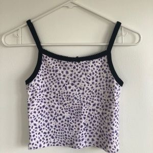 Brandy Melville Purple Cheetah Tank